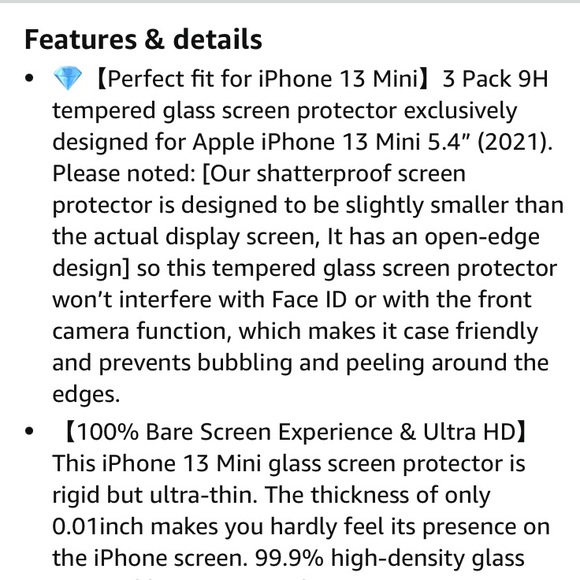 NWT iPhone screen protectors - box of 3 - Picture 11 of 16